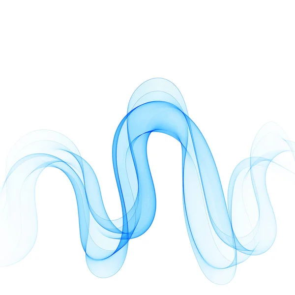Абстрактний Дизайн Синьої Хвилі Декоративний Фон Вектор — стоковий вектор