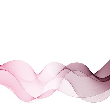 Soyut vektör arkaplanı, broşür, web sitesi, broşür tasarımı için renk dalgalı satırlar. Şeffaf yumuşak dalga.