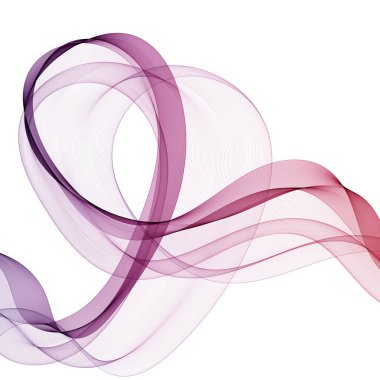 Soyut renkli dalga deseni. Vektör tasarım elemanı. Renkli dalga.