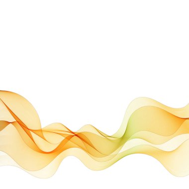 Soyut renk dalgası. beyaz arkaplanda izole.