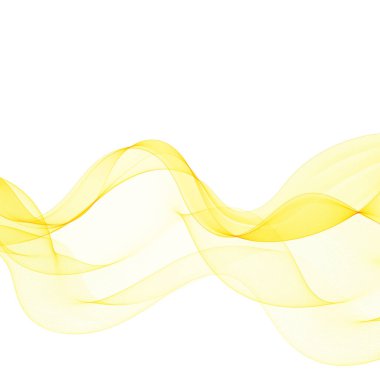 Sarı dalga. soyut vektör grafikleri