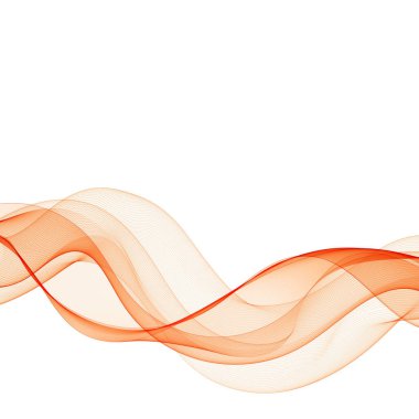 Kırmızı ve turuncu dalgalı soyut bir arka plan. Broşür, web sitesi, broşür için tasarım ögesi.