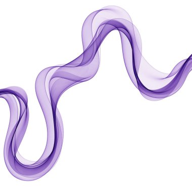 Mavi dalga soyutlaması. Broşür Şablonu.