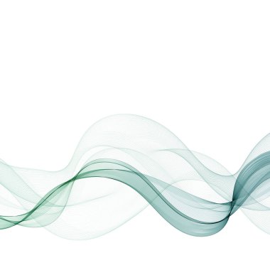 Renkli soyut dalga. Sunum için yerleşim.