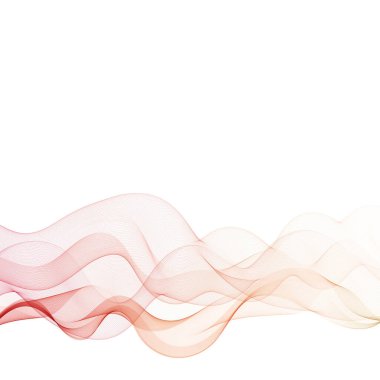 Kırmızı dalga. soyut vektör grafikleri.