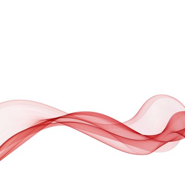 Kırmızı dalga. soyut vektör grafikleri.