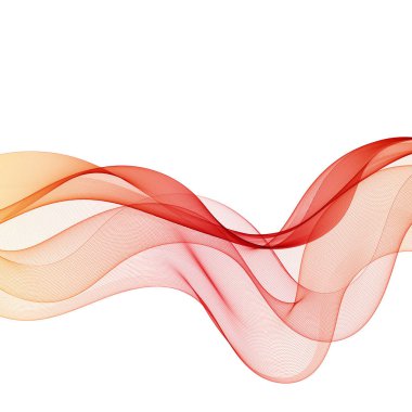 Kırmızı ve turuncu dalgalı soyut bir arka plan. Broşür, web sitesi, broşür için tasarım ögesi.