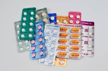 colorful over the counter medicine