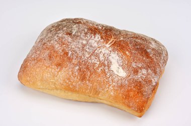 Yukarıdan doğrudan ızgara ciabatta.