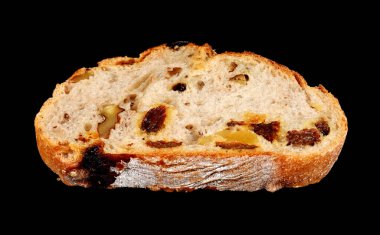 Siyah zemin üzerinde tatlı ekmek 01