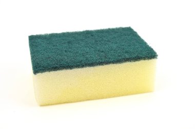 Yeşil ve sarı kare sünger 01