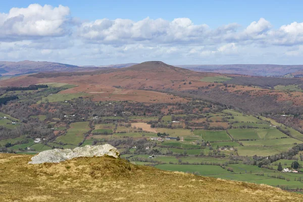 Pão Açúcar Uma Montanha Situada Noroeste Abergavenny Monmouthshire País Gales — Fotografia de Stock