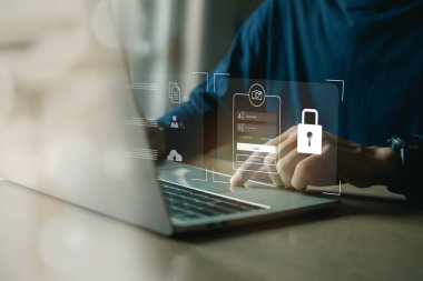 kullanıcı adı ve parola ile siber güvenlik girişi, kullanıcı gizliliği güvenliği, şifreleme ve veri .