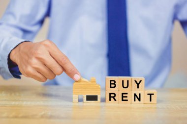 Buy or Rent ile el ele tutuşmak, gayrimenkul kavramı.