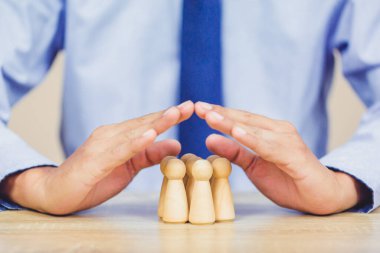 Gayrimenkul konsept - aile bakım ve koruma