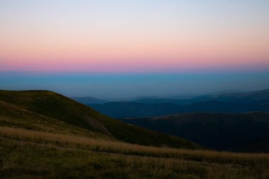 sunrise, güzel dağ manzarası