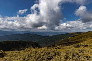 Karpatların güzel manzarası.