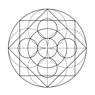 Tetrahedral Grafik. Kutsal Geometri Vektör Tasarım Elementleri. Geometrik dünya. Karmaşık çizimlerimizle..