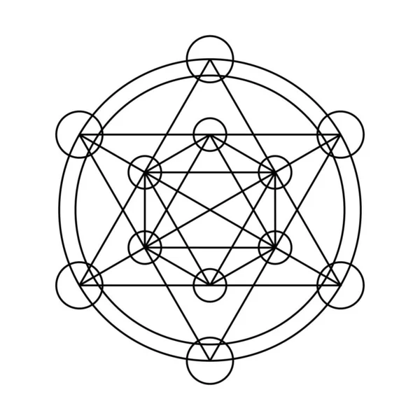 Tetrahedral Grafik. Kutsal Geometri Vektör Tasarım Elementleri. Geometrik dünya. Karmaşık çizimlerimizle..