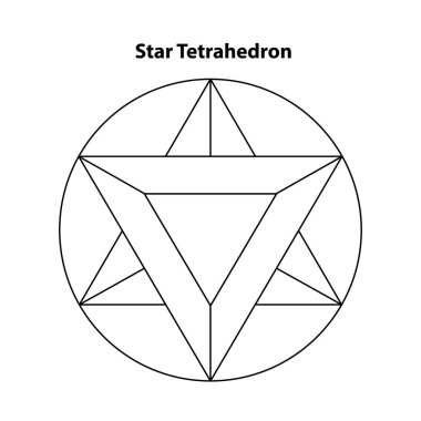 Tetrahedral Grafik. Kutsal Geometri Vektör Tasarım Elementleri. Geometrik dünya. Karmaşık çizimlerimizle..