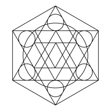 Altıgen grafik. Korkak Geometri Vektör Tasarım Elementleri. Karmaşık çizimlerimizle geometri dünyası.