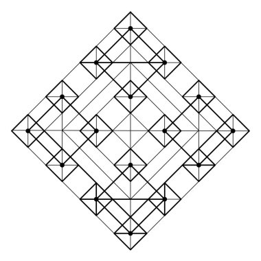 Altıgen grafik. Korkak Geometri Vektör Tasarım Elementleri. Karmaşık çizimlerimizle geometri dünyası.