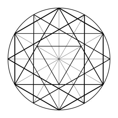 Altıgen grafik. Korkak Geometri Vektör Tasarım Elementleri. Karmaşık çizimlerimizle geometri dünyası.