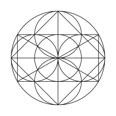 Dikdörtgen grafiği çiz. Korkak Geometri Vektör Tasarım Elementleri. Karmaşık çizimlerimizle geometri dünyası.