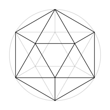 Altıgen üçgen grafik. Korkak Geometri Vektör Tasarım Elementleri. Karmaşık çizimlerimizle geometri dünyası.