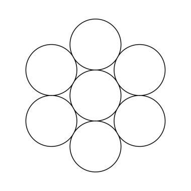 Hayat yumurtası. Korkak Geometri Vektör Tasarım Elementleri. Karmaşık çizimlerimizle geometri dünyası.