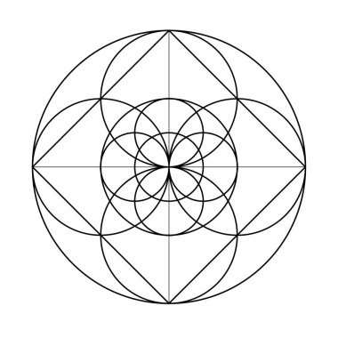 Korkak Geometri Vektör Tasarım Elementleri. Karmaşık çizimlerimizle geometri dünyası.