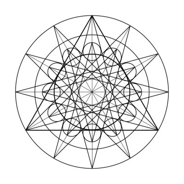 Korkak Geometri Vektör Tasarım Elementleri. Bu din, felsefe ve maneviyat sembolleri. Karmaşık çizimlerimizle geometri dünyası.