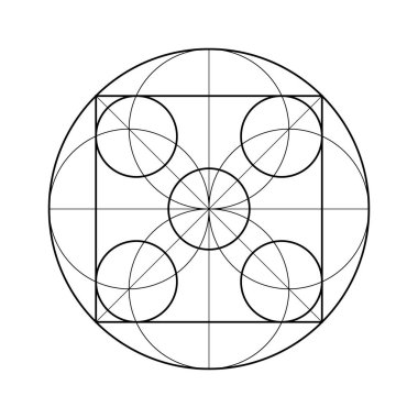 Korkak Geometri Vektör Tasarım Elementleri. Bu din, felsefe ve maneviyat sembolleri. Karmaşık çizimlerimizle geometri dünyası.