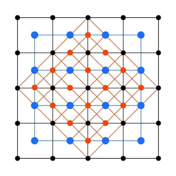 Τετραεδρικό Γράφημα Ιερά Γεωμετρικά Στοιχεία Σχεδιασμού Διανυσματικών Κόσμος Της Γεωμετρικής — Διανυσματικό Αρχείο