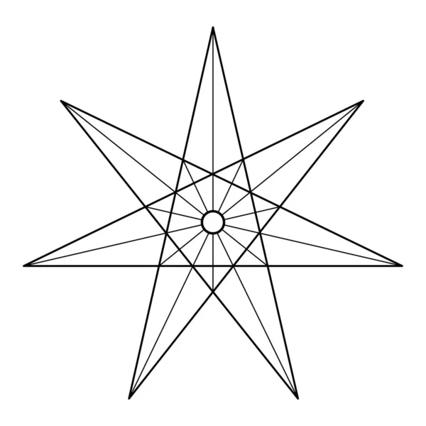 Tetraederdiagramm Heilige Geometrie Vektor Designelemente Die Welt Der Geometrie Mit — Stockvektor