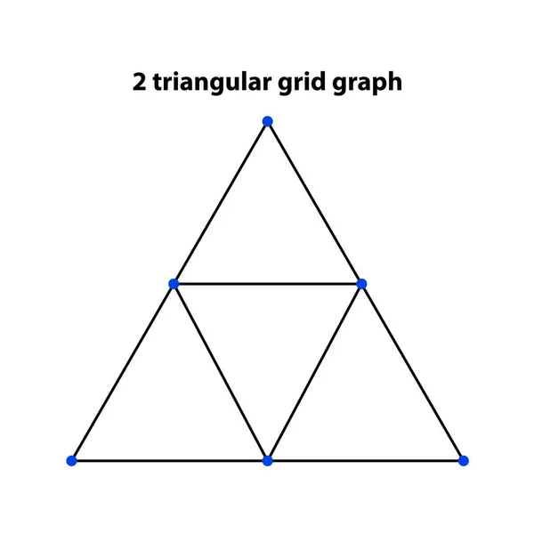 Gráfico Cuadrícula Triangular Geometría Asustada Elementos Diseño Vectorial Mundo Geometría — Vector de stock