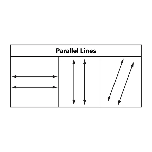 Σχήματα Βασικές Γραμμές Dot Section Ray Vertical Horizonal Πλάγια Γραμμή — Διανυσματικό Αρχείο