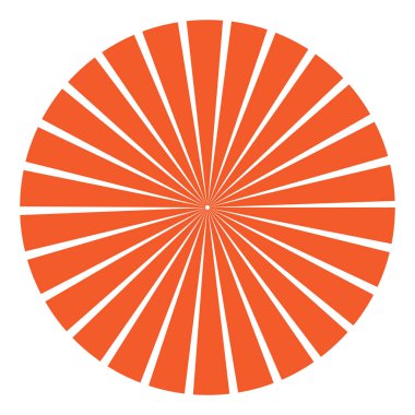 Radyal elementler ayarlandı. Yıldız patlaması ya da Günışığı Arkaplanı. Ray, Işın Şekilleri. Vektör çizimi. Soyut siyah yarım ton şerit. Moda tasarım ögesi