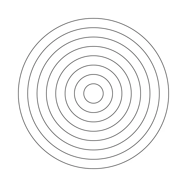 Concentrische Cirkelelementen Element Voor Grafische Web Design Model Voor Print Rechtenvrije Stockvectors