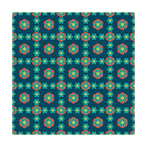 Florales Freiheitsmuster Blauer Hintergrund Für Mode Wandteppiche Drucke Modernes Florales — Stockvektor