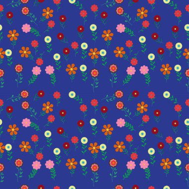 Çiçek desenleri çiçekli zarif tropikal desenler. Çiçek desenli. Kusursuz vektör dokusu. Bahar buketi. Çiçek deseni, etnik desen..