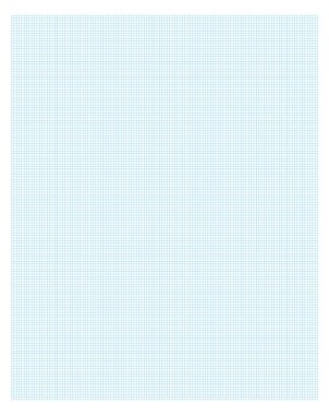 Milimetre kağıt vektör. Mavi. Kağıt için eğitim projeleri çizim, grafik. Klasik Grafik kılavuz kağıt ölçü illüstrasyon