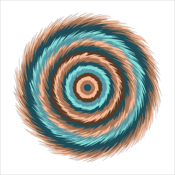 Abstrakte Grafische Spiralen Kreisförmige Bewegung Radiale Dynamische Wirbel Gesetzt Vektor — Stockvektor