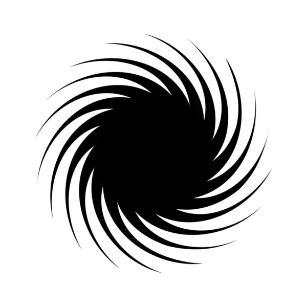 Abstrakte Grafiske Spiraler Sirkulær Bevegelse Radielle Dynamiske Virvler Sett Vektor – stockvektor