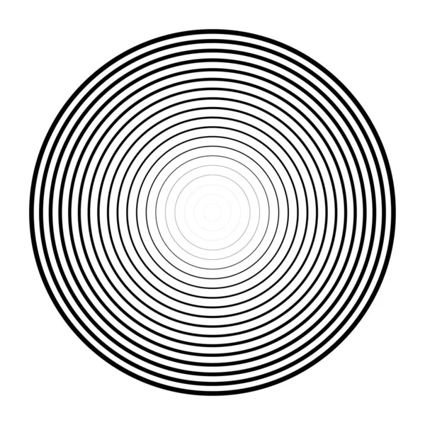 Éléments Cercle Concentrique Élément Pour Conception Graphique Web Modèle Pour — Image vectorielle