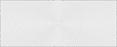 Eşmerkezli daire elementleri. Grafik web tasarımı için element, baskı, tekstil, ambalaj, dekorasyon, vektör illüstrasyonu için şablon. Geometrik şekiller çember.