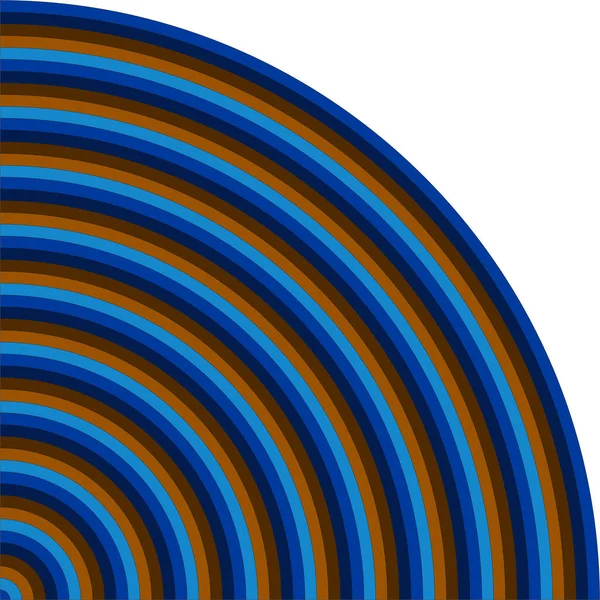 Cercle Graphique Abstrait Coloré Mouvement Circulaire Couleur Dynamique Radiale Conception — Image vectorielle