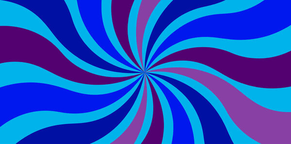 Retro old groovy carnival background. Sun and rainbow swirl pattern, vintage poster vibes. Funky ray elements, circle motifs, Comics rays themes. Flat vector illustration isolated 1970, 60s, abstract,