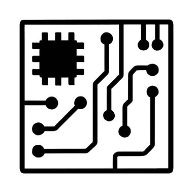 Elektronik Bileşenler, Bağlantı ve Dijital Teknoloji Temsili ile Yazdırılmış Devre Tahtası (PCB) Düzenlemesi