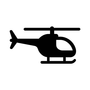 Helikopter Silueti Havacılık, Ulaşım ve Hava Hareketinin Temsil Edilmesi